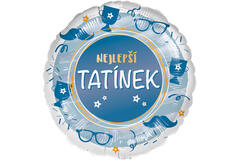 Standard - Nejlepsi tatinek - CZE Foil Balloon RP40 Packaged 45 cm