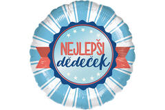 Standard - Nejlepsi dedecek - CZE Foil Balloon RP40 Packaged 45 cm