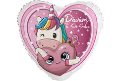 Standard Heart - Davam ti sve srdce - CZE Foil Balloon RP40 Packaged 45 cm