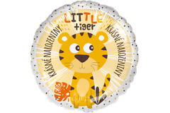 Standard - Krasne narozeniny tygr - CZE Foil Balloon RP40 Packaged 45 cm