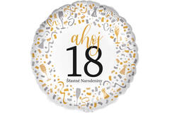 Standard - Ahoj 18 - SLO Foil Balloon RP40 Packaged 45 cm
