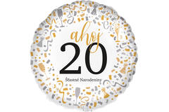 Standard - Ahoj 20 - SLO Foil Balloon RP40 Packaged 45 cm