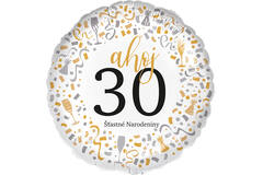 Standard - Ahoj 30 - SLO Foil Balloon RP40 Packaged 45 cm