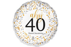 Standard - Ahoj 40 - SLO Foil Balloon RP40 Packaged 45 cm