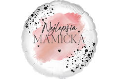 Standard - Najlepsia mama - SLO Foil Balloon RP40 Packaged 45 cm