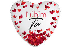Standard Heart - lubim ta - SLO Foil Balloon RP40 Packaged 45 cm
