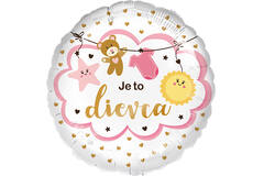 Standard - Je to dievca - SLO Foil Balloon RP40 Packaged 45 cm
