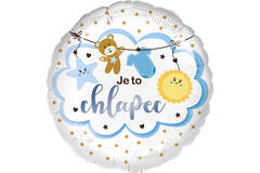 Standard - Je to chlapec - SLO Foil Balloon RP40 Packaged 45 cm