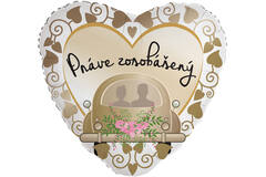 Standard Heart - Prave zosobaseni - SLO Foil Balloon RP40 Packaged 45 cm