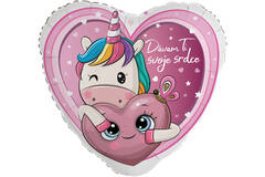 Standard Heart - Davam ti svoje srdce - SLO Foil Balloon RP40 Packaged 45 cm