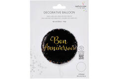 Standard Holographic Starlight Birthday Anniversaire Foil Balloon C55 Packaged 45 cm