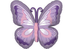 Large Shape Flutter Garden Foil Balloon C50 Packaged