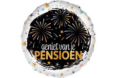 Standard - Geniet van je Pensioen - DUT Foil Balloon Packaged 43 cm