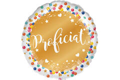 Standard - Proficiat - DUT Foil Balloon Packaged 45 cm