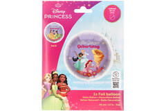 Foil Balloon - Disney Princesses "ALLES GUTE ZUM GEBURTSTAG" - 45 cm