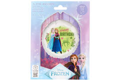 Foil Balloon - Frozen Anna & Elsa "Happy BIRTHDAY" - 45 cm