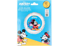 Foil Balloon - Mickey Mouse "HAPPY BIRTHDAY" - 45 cm