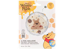 Foil Balloon - Winnie the Pooh with Bees and Honey - 45 cm