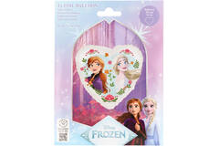 Foil Balloon - Heart Shape - Frozen Anna & Elsa - 45 cm