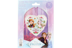 Foil Balloon - Heart Shape - Frozen Anna & Elsa "Alles Gute ZUM GEBURTSTAG" - 45 cm