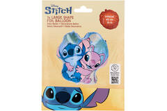 Foil Balloon - Shaped Stitch & Angel - 47 x 49 cm