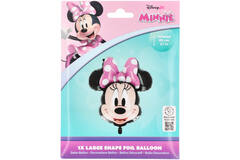Foil Balloon - Shaped Minnie Mouse Head - 63 x 69 cm