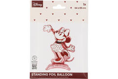 Standing Foil Balloon - Shape - Minnie Mouse - Gender Reveal - 85 cm