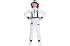 Child Costume White Astronaut Age 4 - 6 Years
