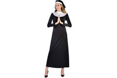 Adult Costume Holy Nun Size S