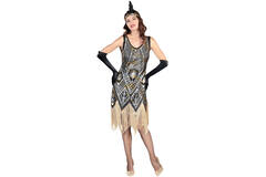 Adult Costume Roaring Flapper Dress Size M