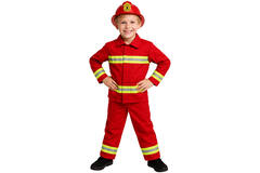 Child Costume Firefighter Age 8 - 10 Years