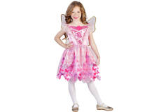 Child Costume Pink Fairy Age 4 - 6 Years