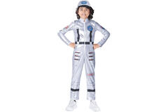 Child Costume Silver Astronaut Age 8 - 10 Years