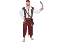 Adult Costume Pirate Paddy Size M