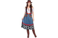 Adult Costume Wild West Cowgirl Size S