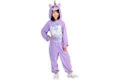 Child Costume Unicorn Fleece Onesie Age 10-12 Years