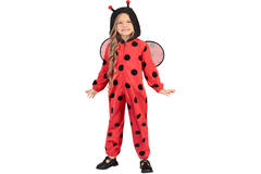 Child Costume Ladybug Fleece Onesie Age 3-4 Years