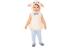 Child Costume Little Lamb Tabard Age 2-3 Years