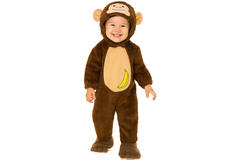 Child Costume Monkey Jumpsuit Age 2-3 Years