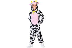 Child Costume Cow Fleece Onesie Age 8-10 Years