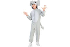 Child Costume Elephant Fleece Onesie 3-4 Years