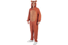 Adult Costume Bear Fleece Onesie Size S/M