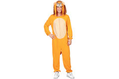Adult Costume Lion Fleece Onesie Size L/XL