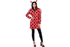 Adult Costume Ladybug Fleece Dress Size M/L