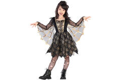 Child Costume Golden Web Spider Age 10 - 12 Years