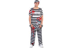 Adult Costume Zombie Prison Break Size XXL