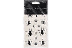 Costume Accessory Tattoos Crawling Spider