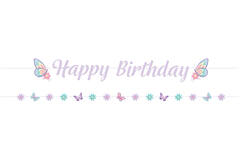 Letter Banner Kit Flutter Garden Paper 180 cm 2 pieces