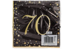 16 Napkins 70 Starlight Birthday 33 x 33 cm