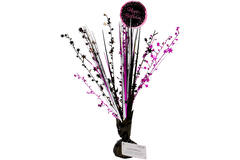 Spray Centrepiece Starlight Birthday Pink Foil / Paper 45.7 cm